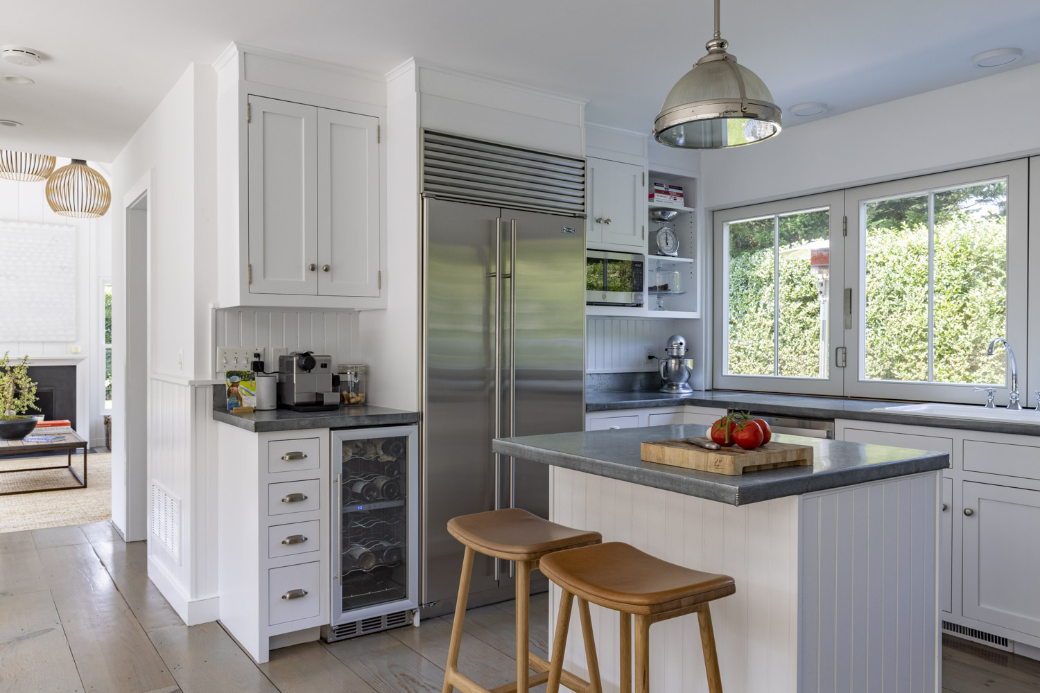 Photo of construction by Ronald Webb Builder.